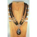 Onyx, Labradoite Necklace (multiway)